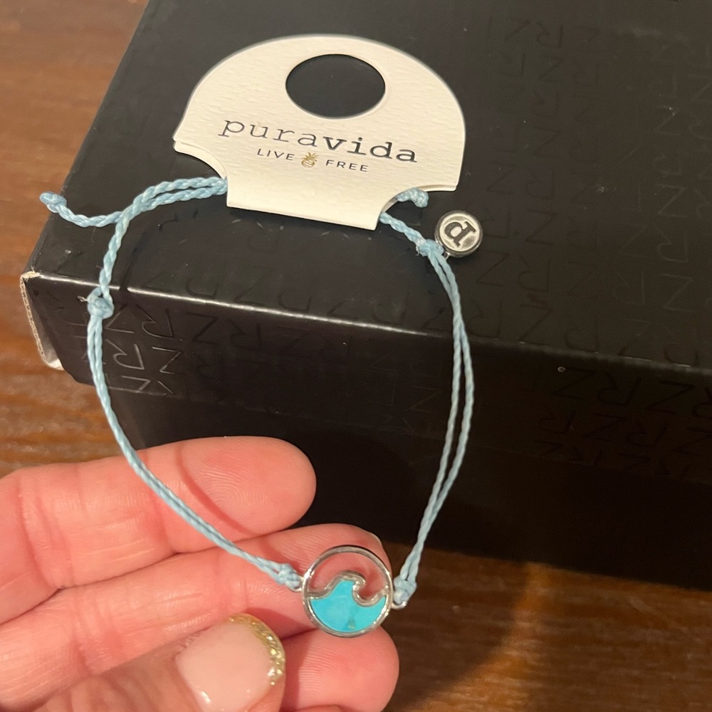 Women's Pura Vida Stone Wave Bracelet - NWT Great gift for Easter! - Picture 9 of 9